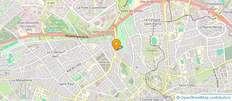 localisation de l'entreprise SCI DOMAINE DES CERISIERS à CAEN