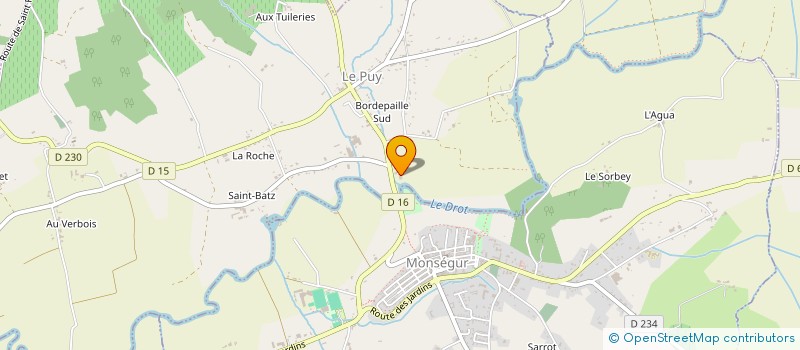 localisation de l'entreprise SCI DOMAINE DES CHARMILLES  LE PUY