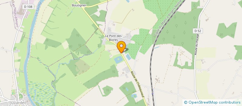 localisation de l'entreprise SCI DOMAINE DES DEUX VALLEES  LES HAUTS-D'ANJOU