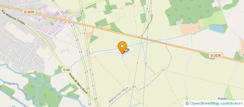 localisation de l'entreprise SCI DOMAINE DES FEES  MEHUN-SUR-YEVRE