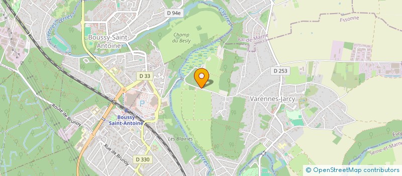 localisation de l'entreprise SCI DOMAINE DES GRANDS REAGES  VARENNES-JARCY