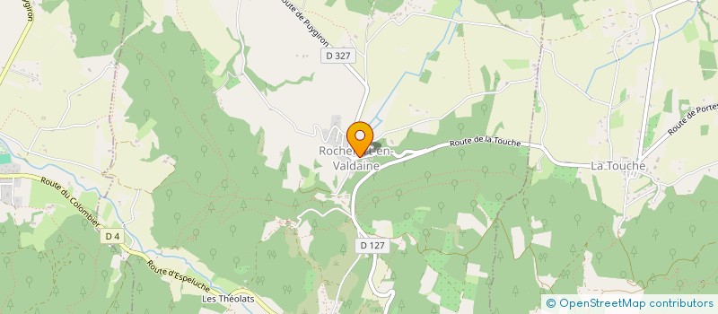 localisation de l'entreprise SCI DOMAINE DES GRANGES  LE POET-LAVAL