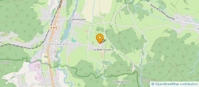 localisation de l'entreprise SCI DOMAINE DES GRAVIERS  SAINT-LEONARD