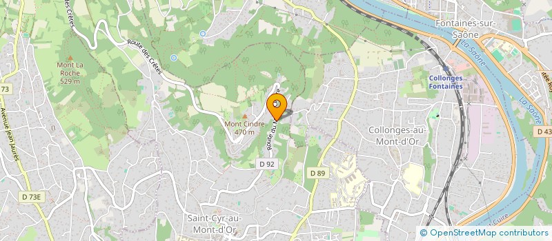 localisation de l'entreprise SCI DOMAINE DES HAUTES VARILLES  SAINT-CYR-AU-MONT-D'OR