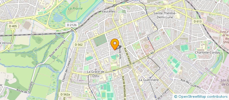 localisation de l'entreprise SCI DOMAINE DES LONGRAIS à CAEN