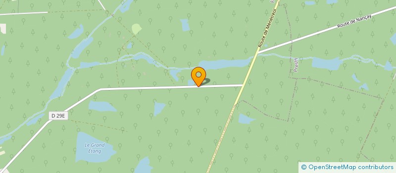 localisation de l'entreprise SCI DOMAINE DES MEAULNES  NANCAY