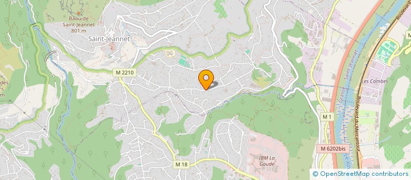 localisation de l'entreprise SCI DOMAINE DES MIMOSAS  SAINT-JEANNET