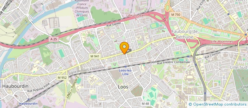 localisation de l'entreprise SCI DOMAINE DES OLIVIERS  LOOS