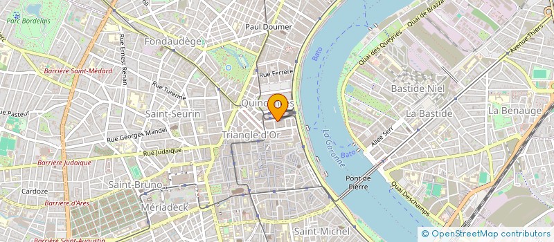 localisation de l'entreprise SCI DOMAINE DES OMBRIERES  BORDEAUX