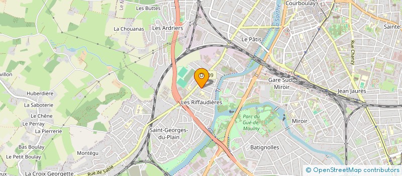 localisation de l'entreprise SCI DOMAINE DES PINS  LE MANS