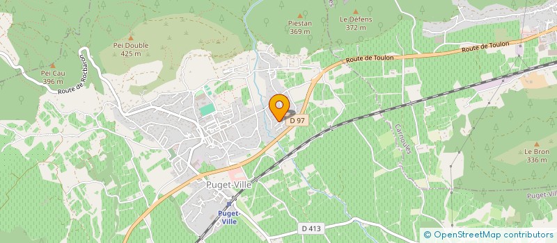 localisation de l'entreprise SCI DOMAINE DES SOURCES  CUERS