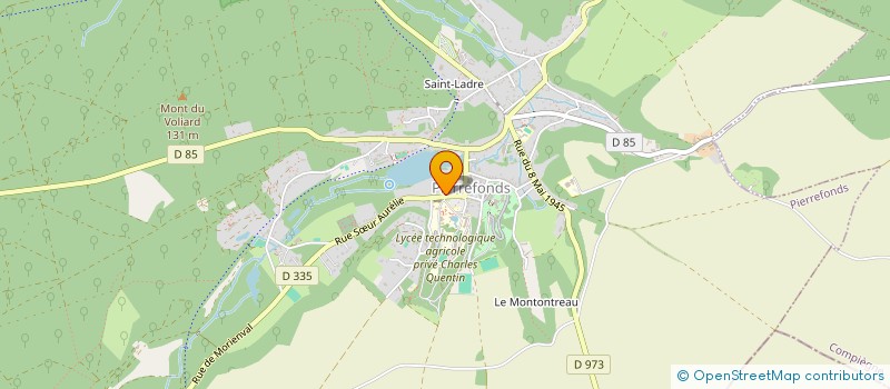 localisation de l'entreprise SCI DOMAINE DES THERMES  PIERREFONDS