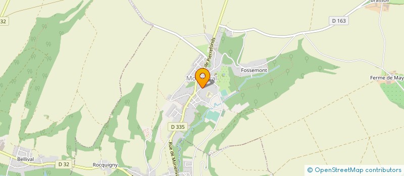 localisation de l'entreprise SCI DOMAINE DES TROIS COURONNES  MORIENVAL