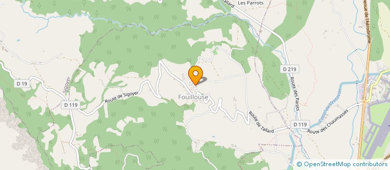 localisation de l'entreprise SCI DOMAINE DES VERGERS  FOUILLOUSE