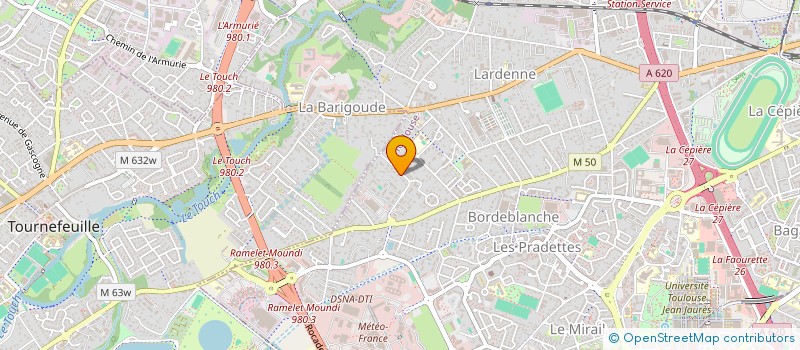 localisation de l'entreprise SCI DOMAINE DES VIGNES à TOULOUSE