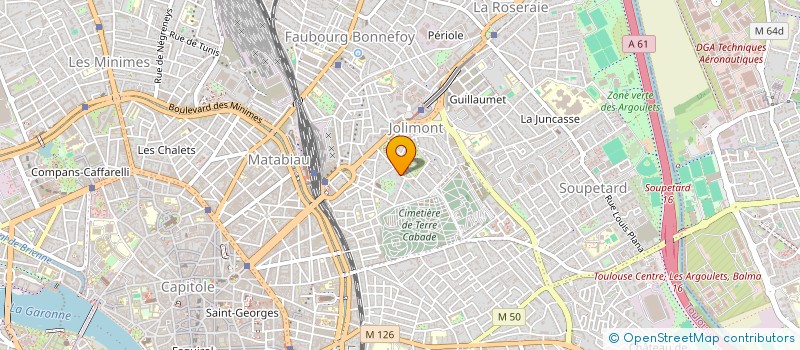 localisation de l'entreprise SCI DOMAINE DES VITARELLES  TOULOUSE
