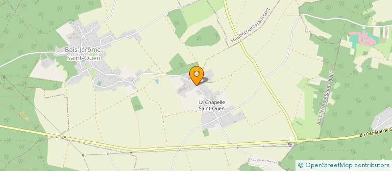 localisation de l'entreprise SCI DOMAINE DU CASTILLON  BOIS-JEROME-SAINT-OUEN