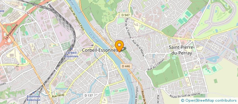 localisation de l'entreprise SCI DOMAINE DU CHEMIN VERT  CORBEIL-ESSONNES