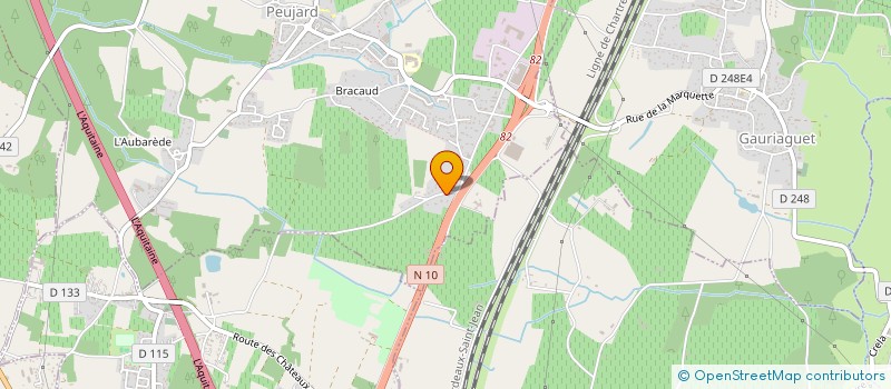 localisation de l'entreprise SCI DOMAINE DU COLIBRI MAYA  PEUJARD