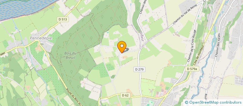 localisation de l'entreprise SCI DOMAINE DU COLOMBIER à EQUEMAUVILLE