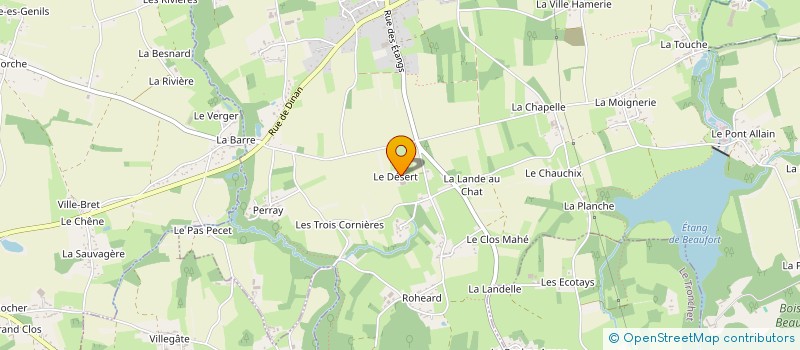 localisation de l'entreprise SCI DOMAINE DU DESERT  PLERGUER