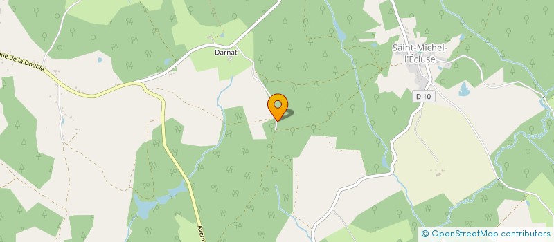 localisation de l'entreprise SCI DOMAINE DU GENET  SAINT-PORCHAIRE