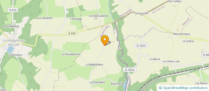 localisation de l'entreprise SCI DOMAINE DU JARS à BRETONCELLES