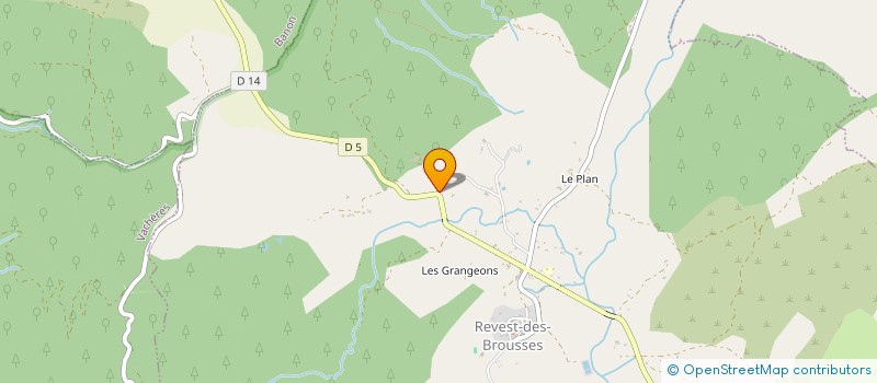 localisation de l'entreprise SCI DOMAINE DU LARGUE  REVEST-DES-BROUSSES