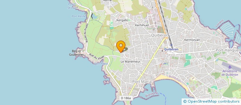 localisation de l'entreprise SCI DOMAINE DU MANEMEUR  QUIBERON