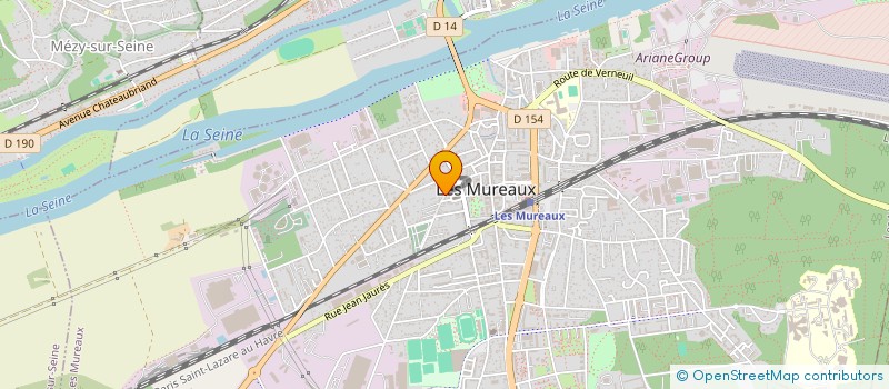 localisation de l'entreprise SCI DOMAINE DU P.A.R.C à LES MUREAUX