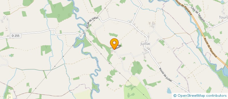 localisation de l'entreprise SCI DOMAINE DU PIGNOULET  LADEVEZE-RIVIERE