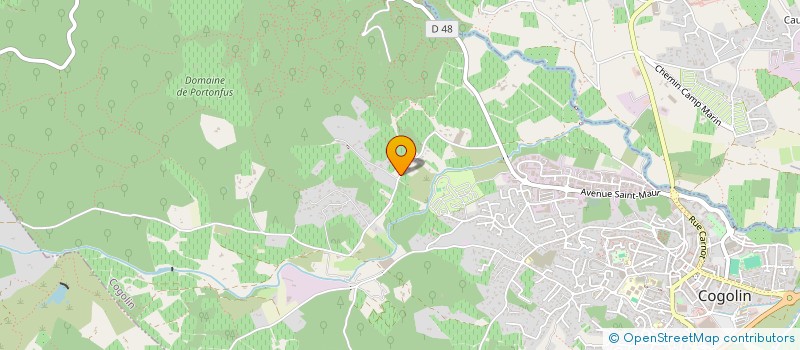 localisation de l'entreprise SCI DOMAINE DU PUITS  COGOLIN