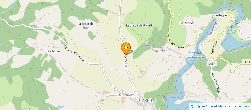 localisation de l'entreprise SCI DOMAINE DU ROUZADOU  PUYGOUZON