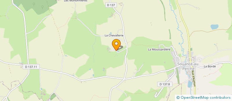 localisation de l'entreprise SCI DOMAINE DU VERGER à SOUANCE-AU-PERCHE