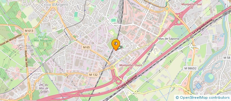 localisation de l'entreprise SCI DOMAINE DU VIEUX MAS à MONTPELLIER