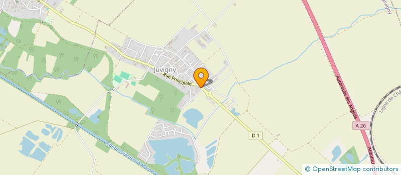 localisation de l'entreprise SCI DOMAINE DU VIRLY  JUVIGNY