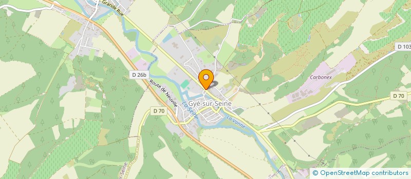 localisation de l'entreprise SCI DOMAINE FLUTEAU  GYE-SUR-SEINE