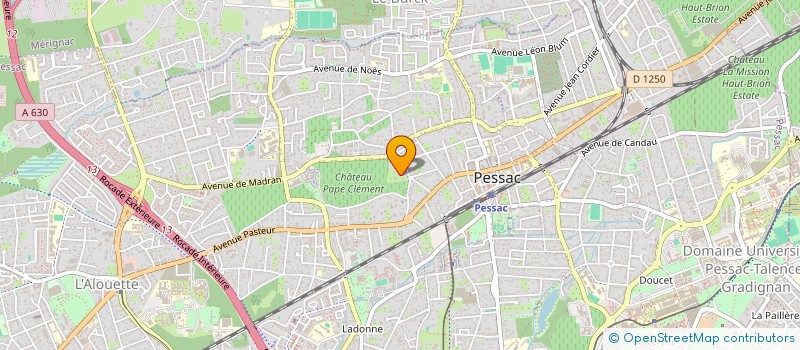 localisation de l'entreprise SCI DOMAINE FORESTIER IMMOBILIER  PESSAC