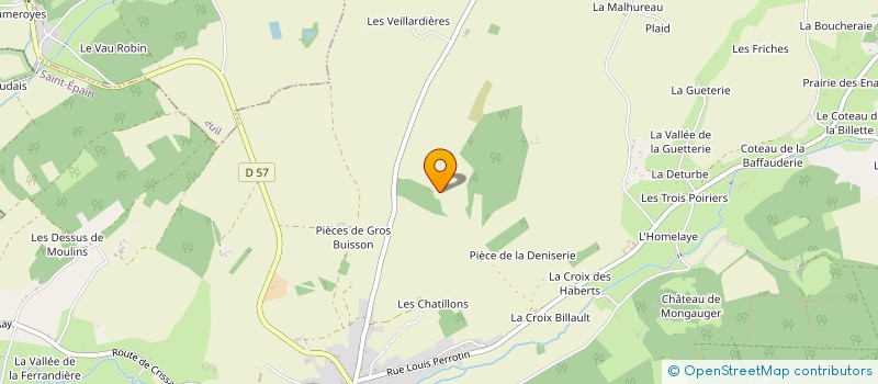 localisation de l'entreprise SCI DOMAINE GERVAIS-DAUCE  SAINT-EPAIN