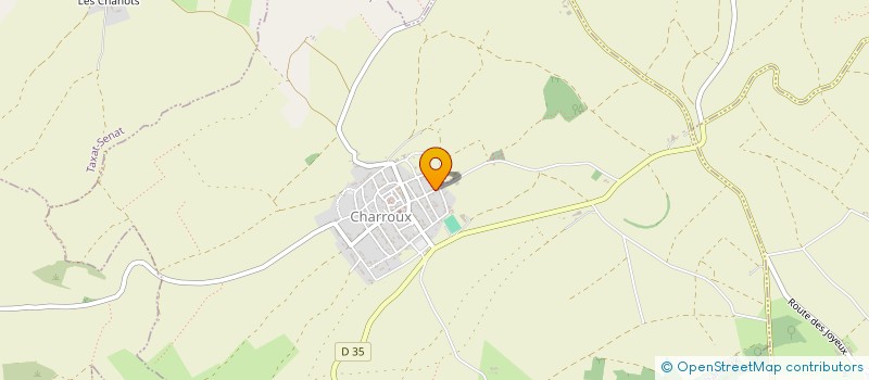 localisation de l'entreprise SCI DOMAINE MARCHE EN BOURBONNAIS  CHARROUX