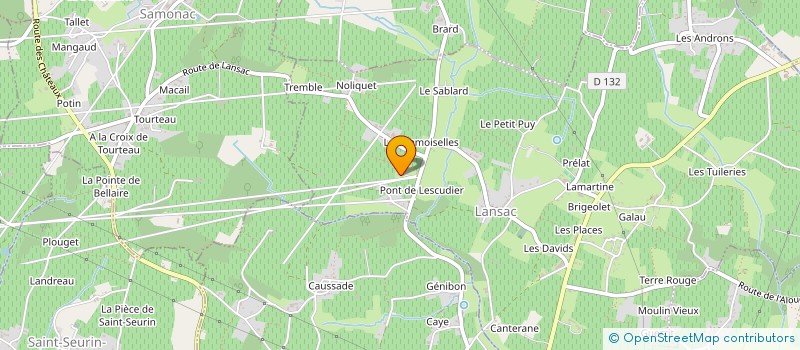 localisation de l'entreprise SCI DOMAINE MARTINAT  LANSAC