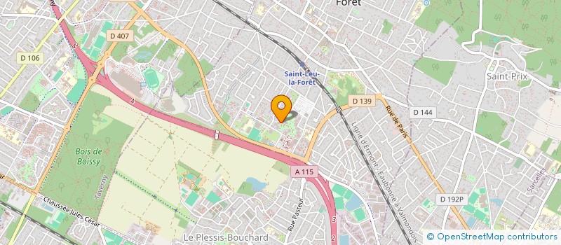 localisation de l'entreprise SCI DOMAINE MV  SAINT-LEU-LA-FORET