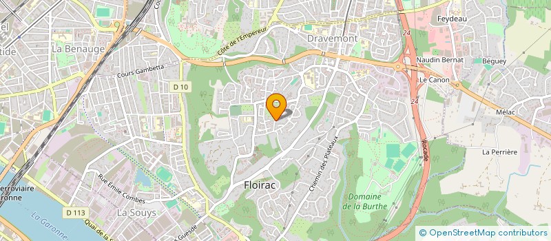 localisation de l'entreprise SCI DOMAINE ORMAT  FLOIRAC