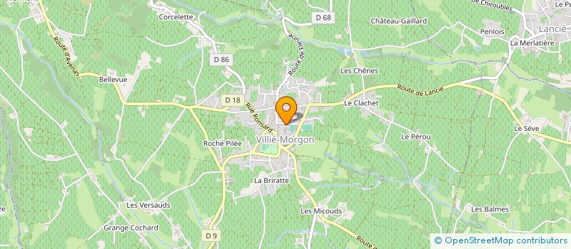 localisation de l'entreprise SCI DOMAINE PIANET  VILLIE-MORGON