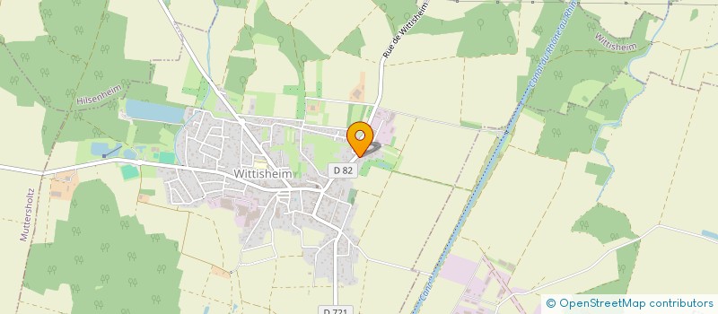 localisation de l'entreprise SCI DOMAINE SAINT- CHARLES  WITTISHEIM