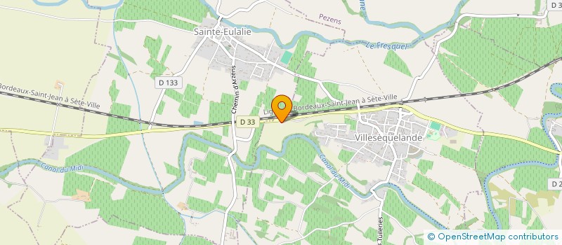 localisation de l'entreprise SCI DOMAINE SAINT JEAN  ALZONNE