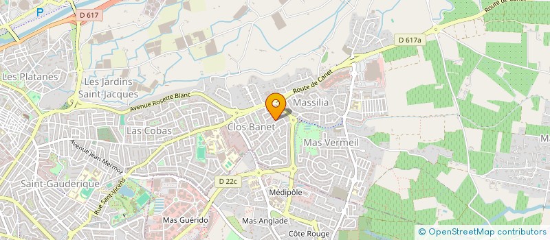 localisation de l'entreprise SCI DOMAINE SAINT JOSEPH  PERPIGNAN