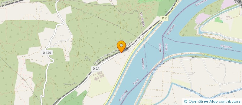 localisation de l'entreprise SCI DOMAINE SAINT PIERRE  L'ISLE-SUR-LA-SORGUE