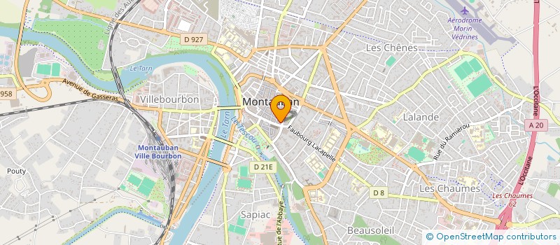 localisation de l'entreprise SCI DOMAINE SAINTE CLAIRE  MONTAUBAN