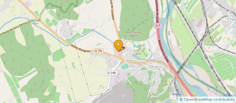 localisation de l'entreprise SCI DOMAINE ST VERAN  ORGON